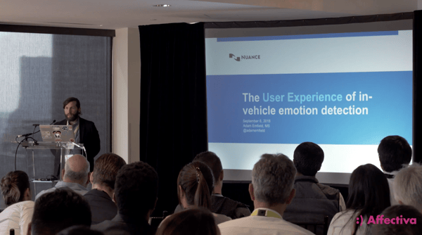 Nuance presenting at the Affectiva Emotion AI Summit 2018